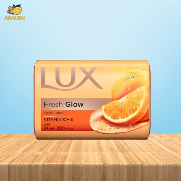 Lux Soap Bar Fresh Glow Tangerine & Vitamin C + E  (Imported)