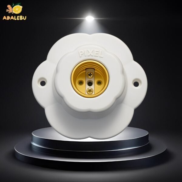 Pixel Flower Holder BK E27