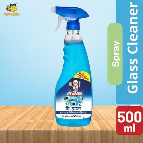 Mr. Brasso Glass & Household Cleaner with Ultra Shine Formula