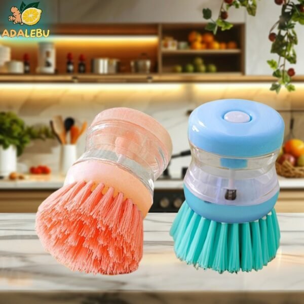 Kitchen Dishwasher Brush Press Type Auto Liquid