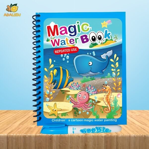Magic Water Book Coloring Painting & Reusable