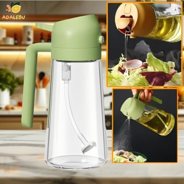 2 in 1 Oil Dispenser And Sprayer Bottle