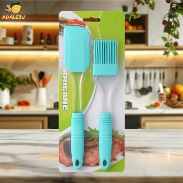 Silicon Spatula and Oil Brush Set