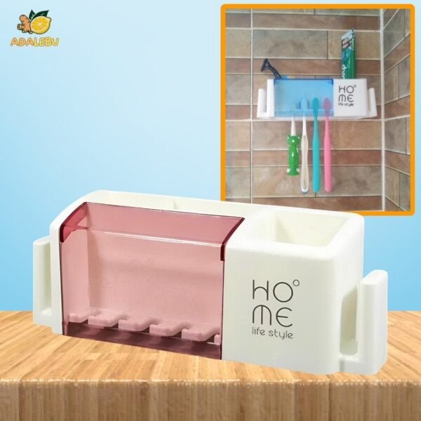 Wall Mounted Toothbrush Holder